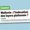 La Wallonie veut à son tour limiter l'indexation des loyers !